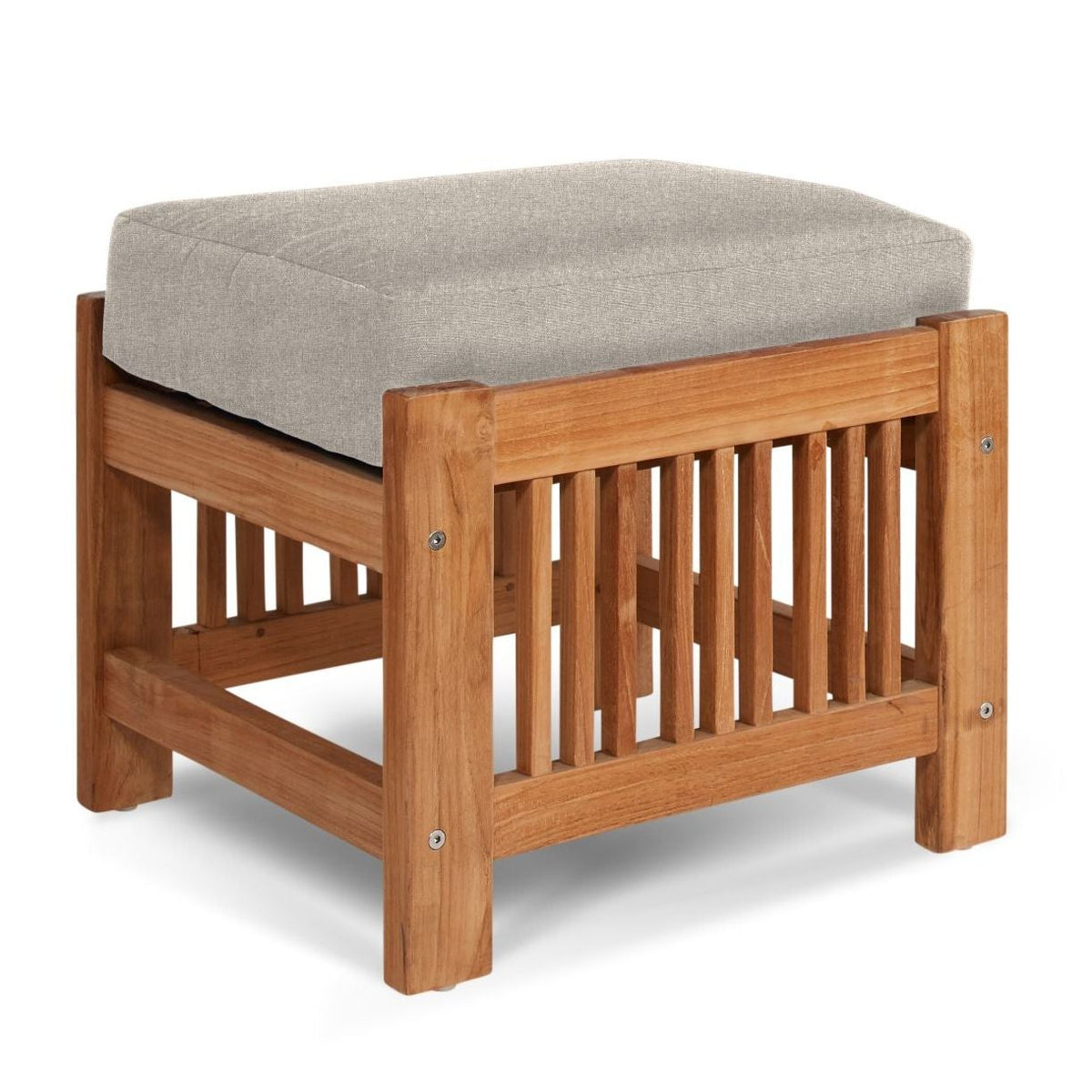 Summer Teak Outdoor Ottoman Sunbrella Cushions -- view 20