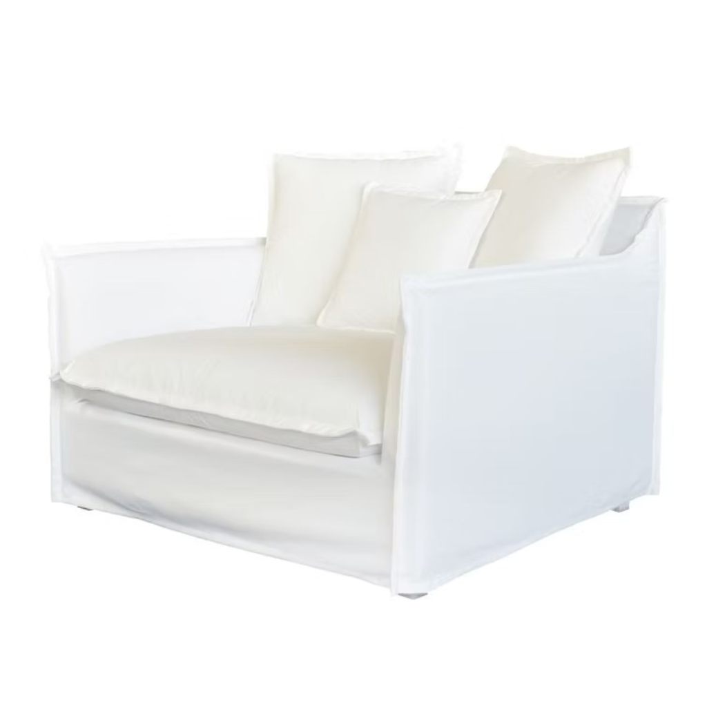 Jason White Slipcovered Outdoor Chair - view 8
