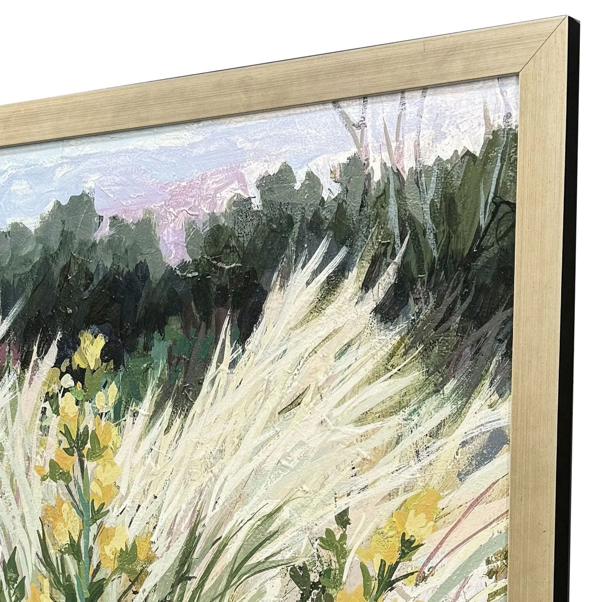 Paragon Memory of This Wood Frame Green Canvas Art