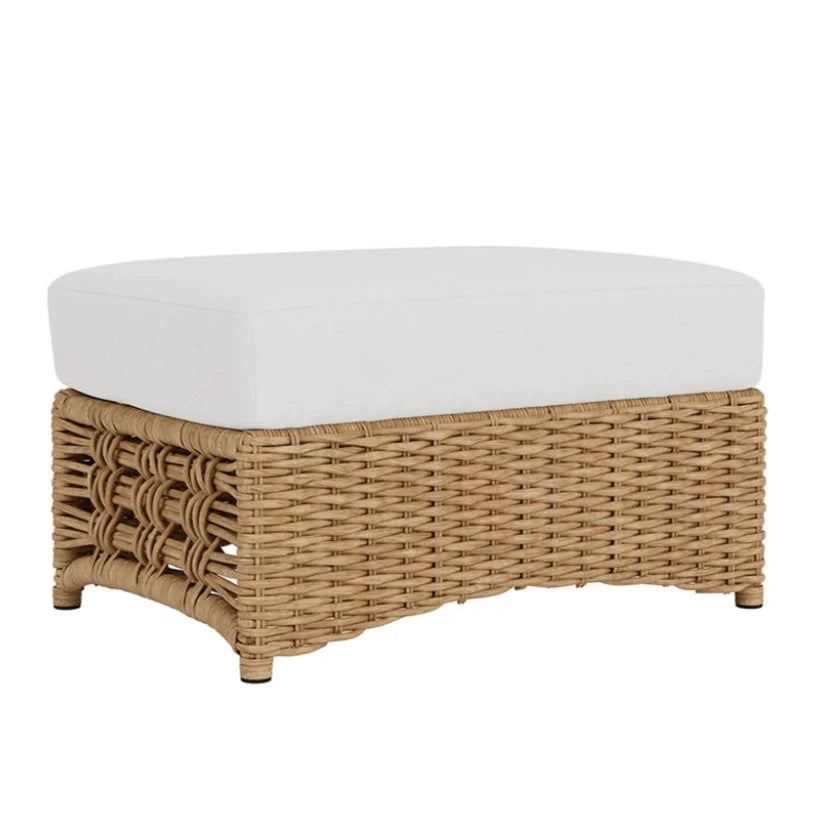 Lloyd Flanders Magnolia Brown Outdoor Ottoman