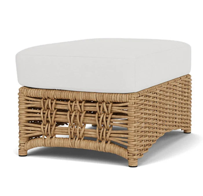Lloyd Flanders Magnolia Brown Outdoor Ottoman