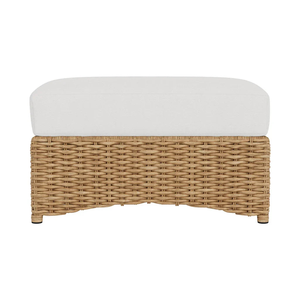 Lloyd Flanders Magnolia Brown Outdoor Ottoman