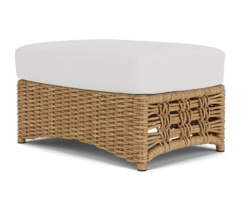 Lloyd Flanders Magnolia Brown Outdoor Ottoman