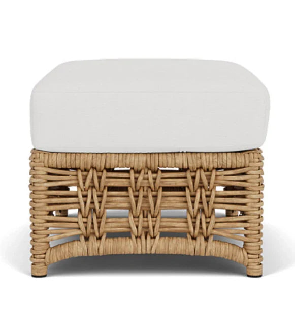 Lloyd Flanders Magnolia Brown Outdoor Ottoman