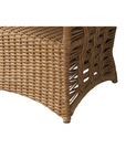 Magnolia Round Umbrella Outdoor Dining Table-Outdoor Dining Tables-Lloyd Flanders-LOOMLAN