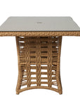 Magnolia Rectangular Umbrella Outdoor Dining Table-Outdoor Dining Tables-Lloyd Flanders-LOOMLAN