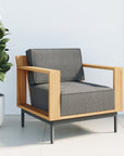 Cagliari Fabric Outdoor Armchair