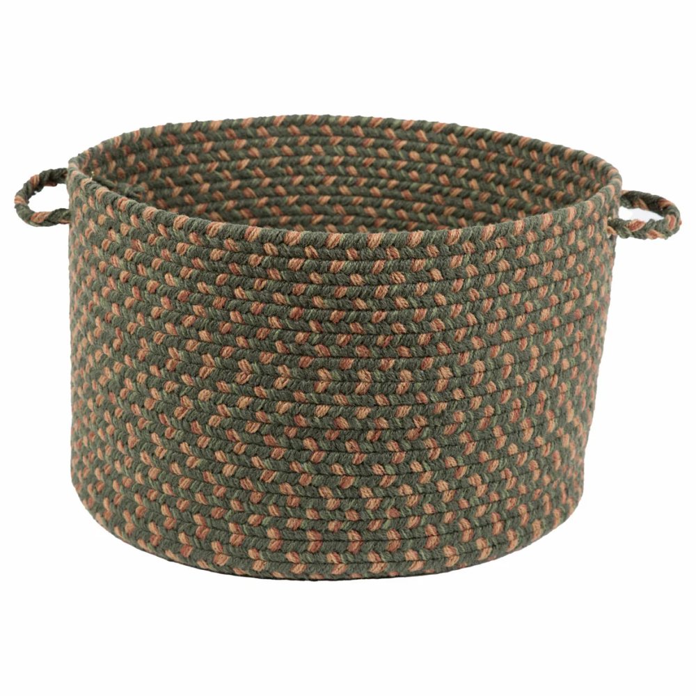 Rhody Rug Easy Living Braided Handmade Indoor-Outdoor Basket