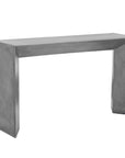 Nomad Console Table Grey Concrete Contemporary Design