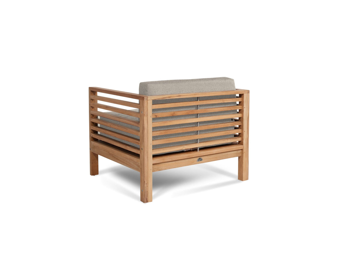 Soleil Teak Patio Lounge Set with Sunbrella Cushion 2PC -- view 48