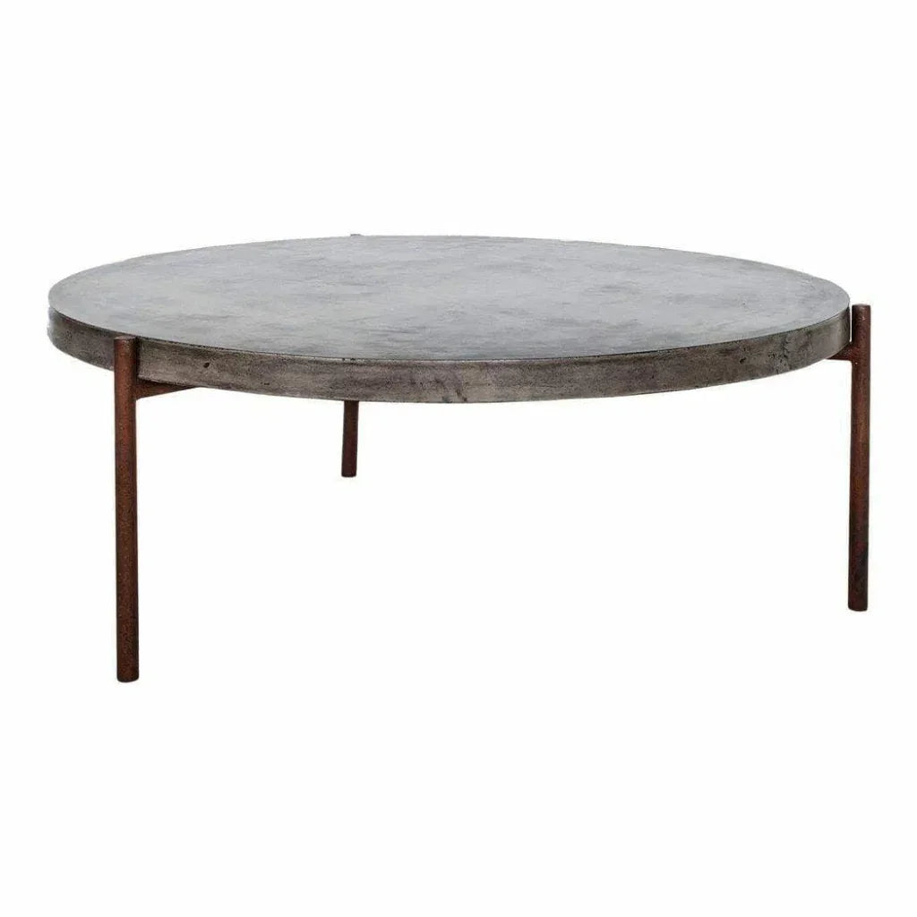 36 Inch Coffee Table Grey Contemporary - LOOMLAN - Moe's Home - Outdoor Coffee Tables