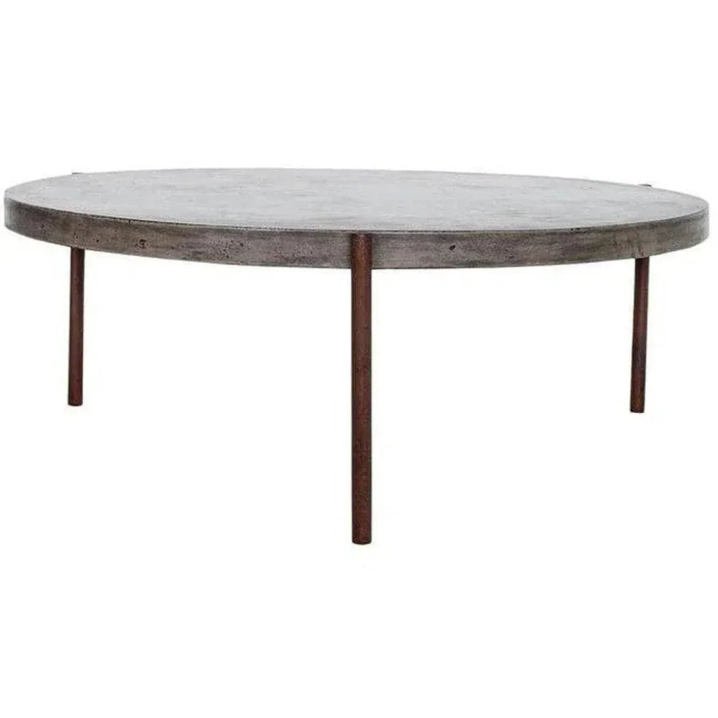 36 Inch Coffee Table Grey Contemporary - LOOMLAN - Moe's Home - Outdoor Coffee Tables