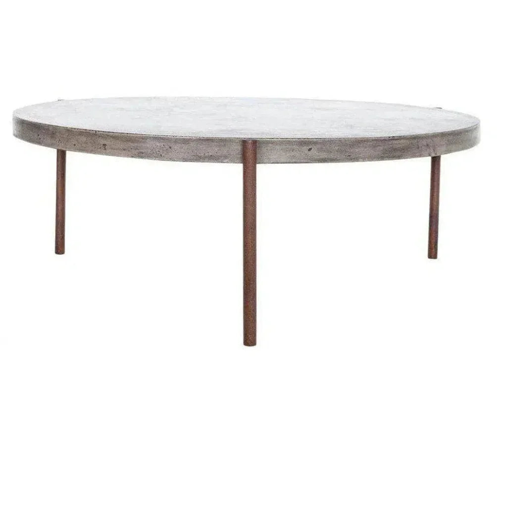 36 Inch Coffee Table Grey Contemporary - LOOMLAN - Moe's Home - Outdoor Coffee Tables