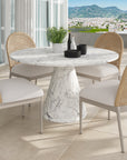 Calandri Fabric Outdoor Dining Chair 2PC