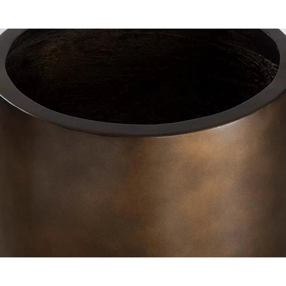 Aster Concrete Outdoor Round Planter -- view 12