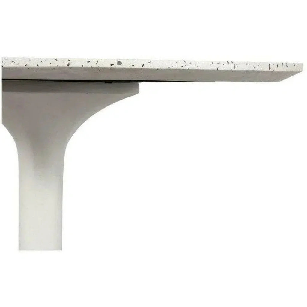 39 Inch Outdoor Cafe Table Grey Contemporary - LOOMLAN - Moe's Home - Outdoor Dining Tables