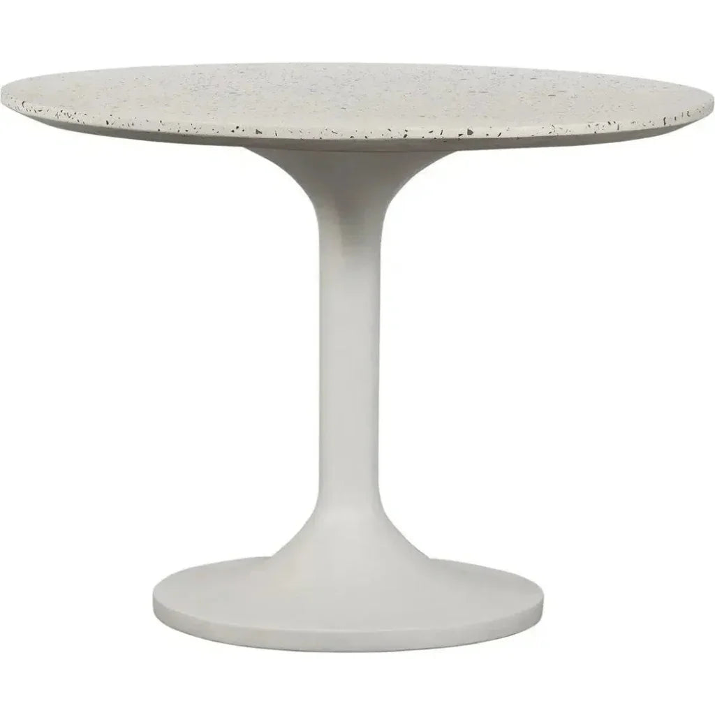39 Inch Outdoor Cafe Table Grey Contemporary - LOOMLAN - Moe&#39;s Home - Outdoor Dining Tables