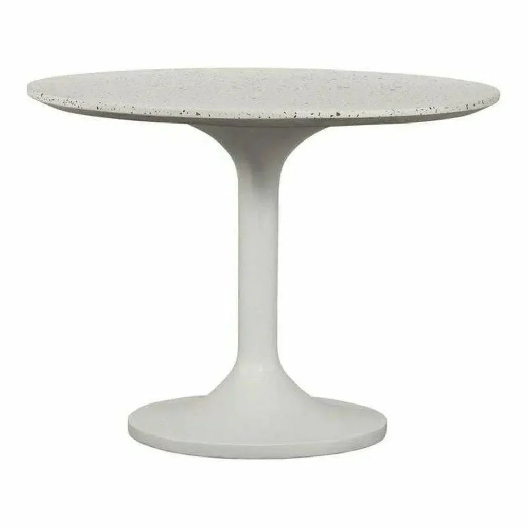 39 Inch Outdoor Cafe Table Grey Contemporary - LOOMLAN - Moe's Home - Outdoor Dining Tables