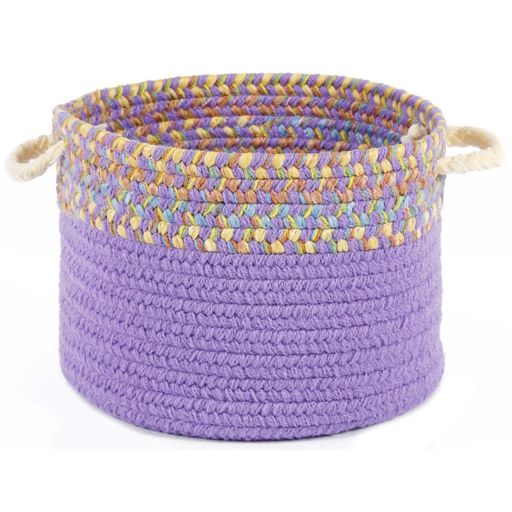 Rhody Rug Kids' Isle Braided Handmade Indoor-Outdoor Basket