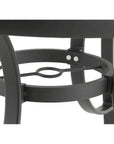 3PC Earth Brown Outdoor Bistro Set for 2 Swivel Chairs - LOOMLAN - LOOMLAN - Outdoor Bistro Sets