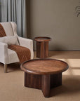 Olmira Wooden Round Coffee Table -- view 2