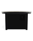42" Round Polymer Top Chat Height Fire Table - LOOMLAN - Telescope - Outdoor Fire Tables