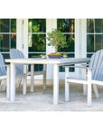 42" Square Origins Table With Umbrella Hole - LOOMLAN - Telescope - Outdoor Dining Tables