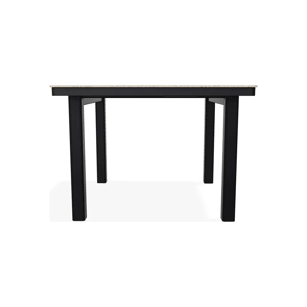 42" Square Origins Table With Umbrella Hole - LOOMLAN - Telescope - Outdoor Dining Tables