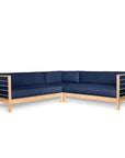 SoHo Teak Patio Sectional Sofa with Sunbrella Cushion -- view 15