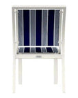 Bazza Sling Stacking Armless Outdoor Cafe Chair -- view 6