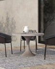 43 Inch Outdoor Dining Table Grey Contemporary Outdoor Dining Tables LOOMLAN By Moe's Home