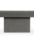 47 Inch Outdoor Coffee Table Grey Contemporary-Outdoor Coffee Tables-Moe's Home-LOOMLAN