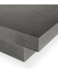47 in Outdoor Coffee Table Grey Contemporary - LOOMLAN - Moe's Home - Outdoor Coffee Tables