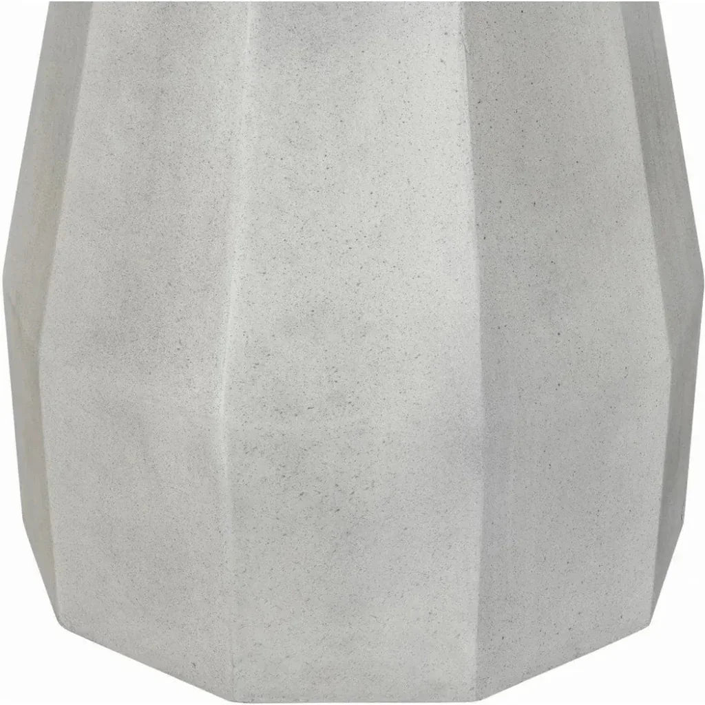 47 Outdoor Dining Table Antique White Concrete - LOOMLAN - Moe's Home - Outdoor Dining Tables