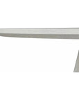 47 Outdoor Dining Table Antique White Concrete - LOOMLAN - Moe's Home - Outdoor Dining Tables