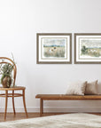 Paragon Lookout on Point Brown Canvas Art 2PC