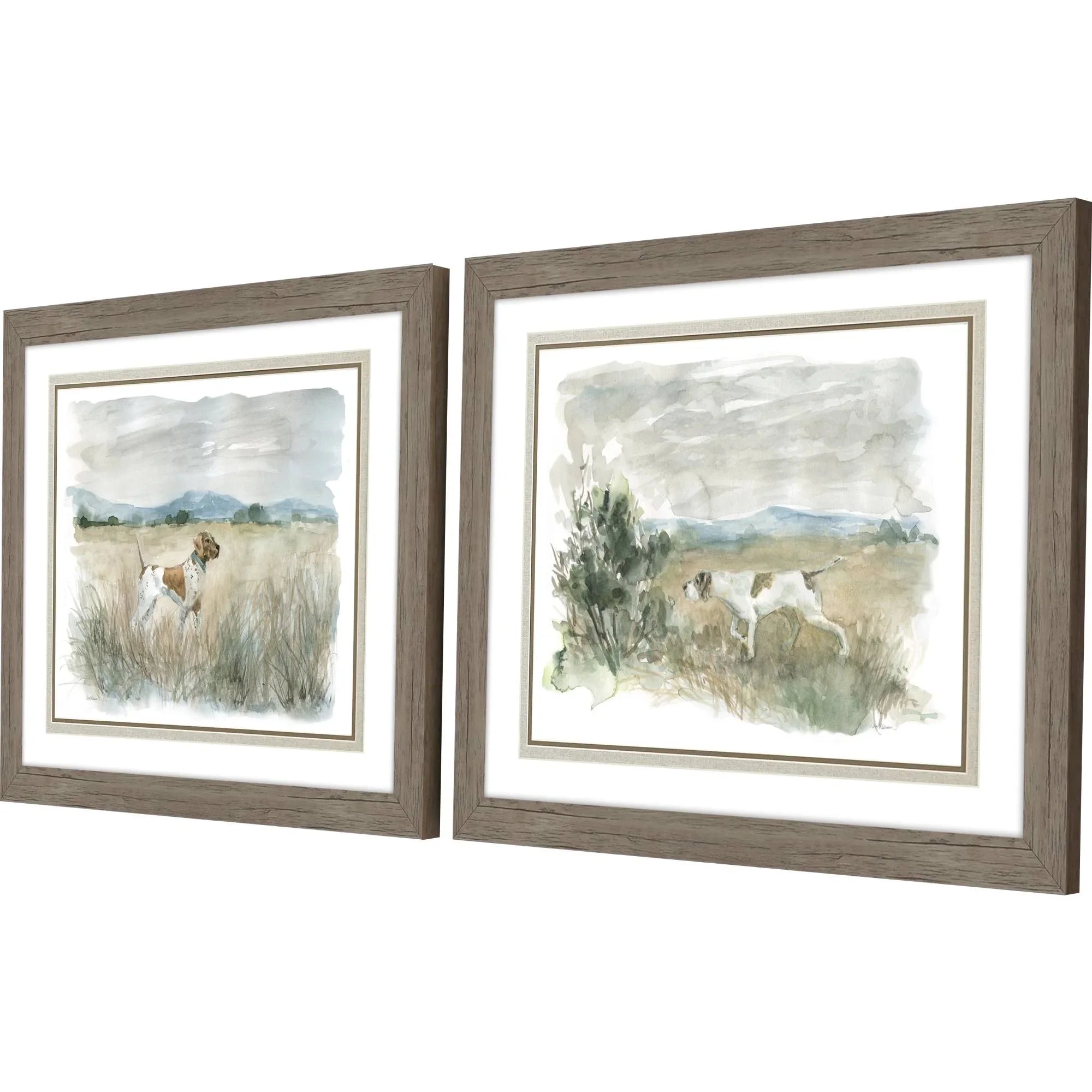 Paragon Lookout on Point Brown Canvas Art 2PC