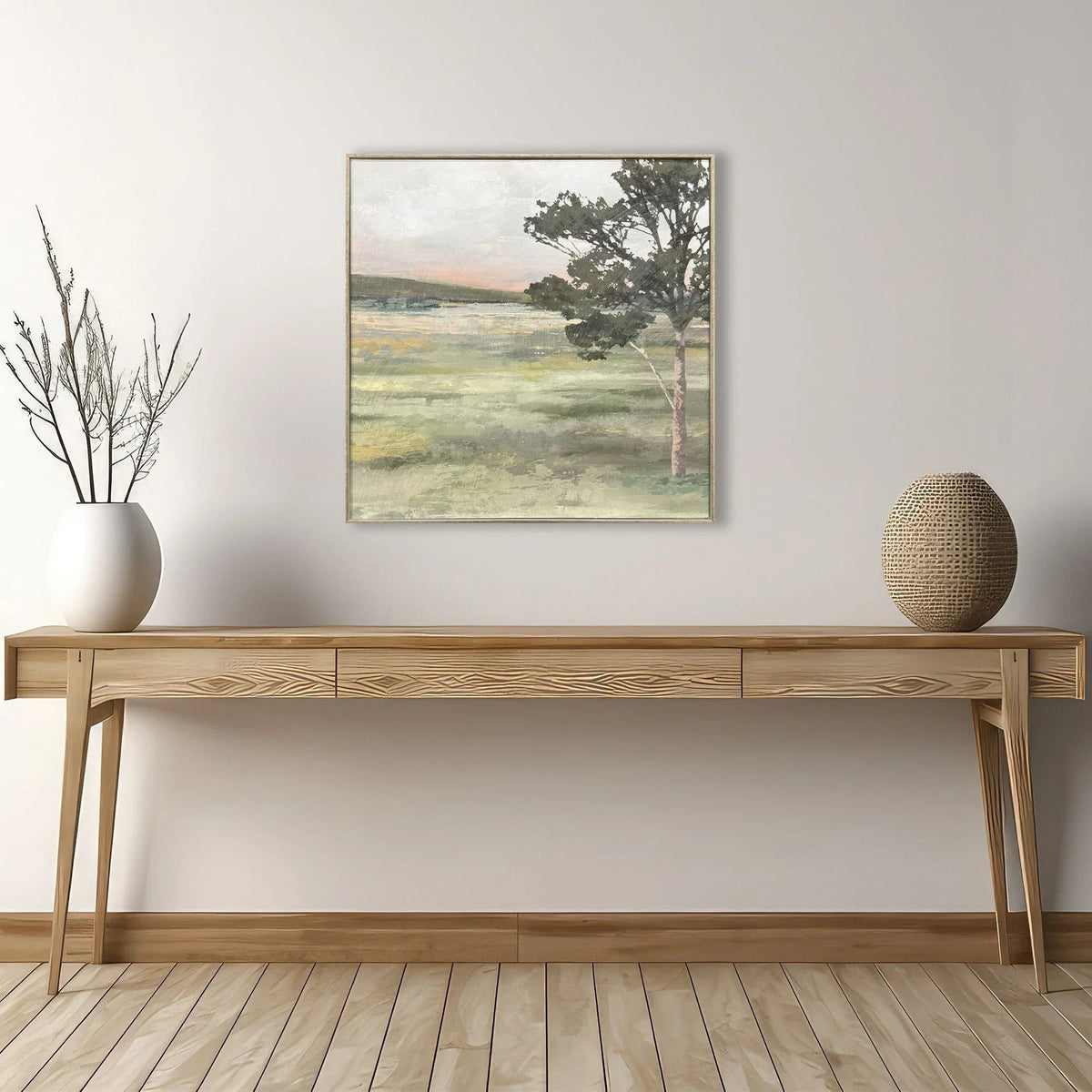 Paragon Noorong Transitional Green Canvas Art