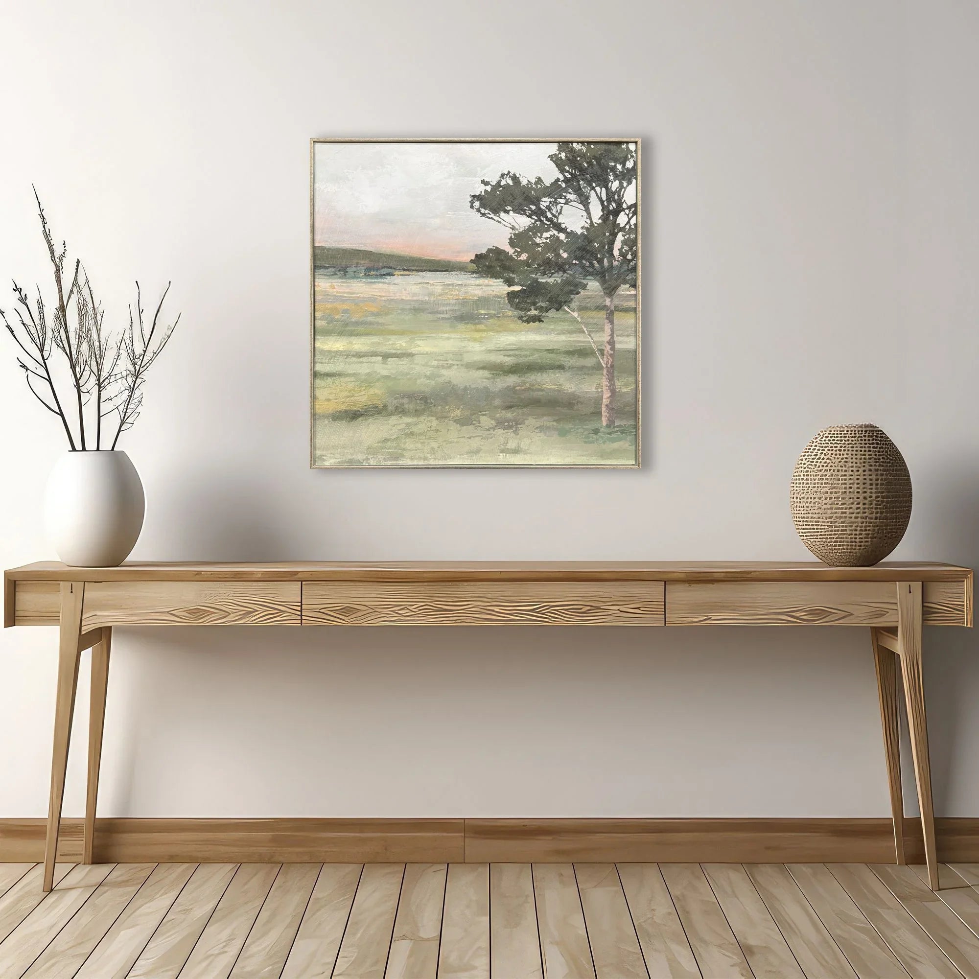 Paragon Noorong Transitional Green Canvas Art