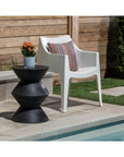 Union Concrete Outdoor Round End Table