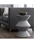 Union Concrete Outdoor Round End Table