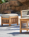 Summer Teak Outdoor Ottoman Sunbrella Cushions -- view 21