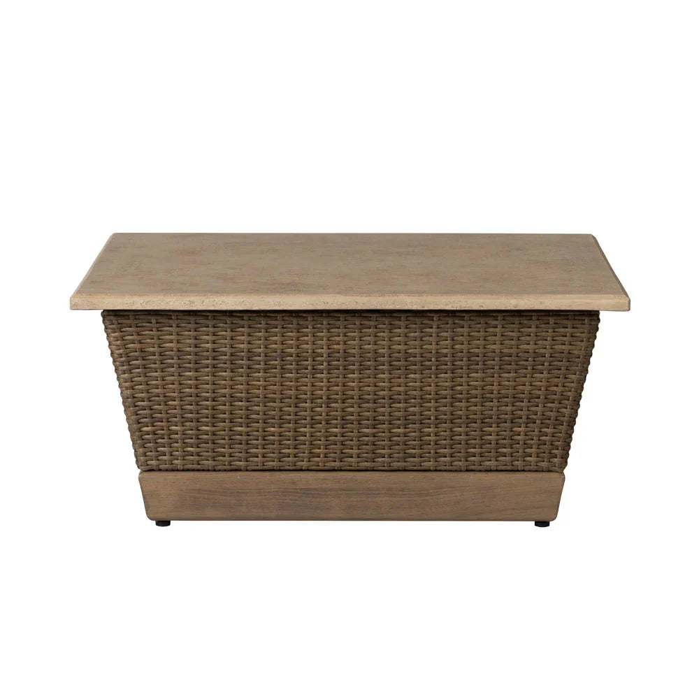 Charisma Aluminum Square Outdoor Cocktail Table