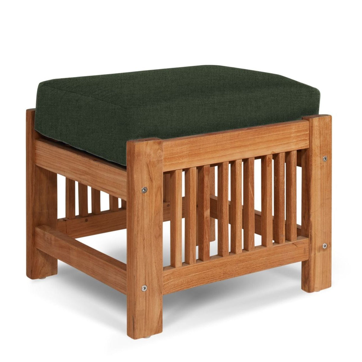 Summer Teak Outdoor Ottoman Sunbrella Cushions -- view 8