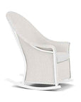 Loom Wicker High Back Porch Outdoor Rocker