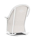 Loom Wicker High Back Porch Outdoor Rocker
