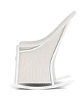 Loom Wicker High Back Porch Outdoor Rocker