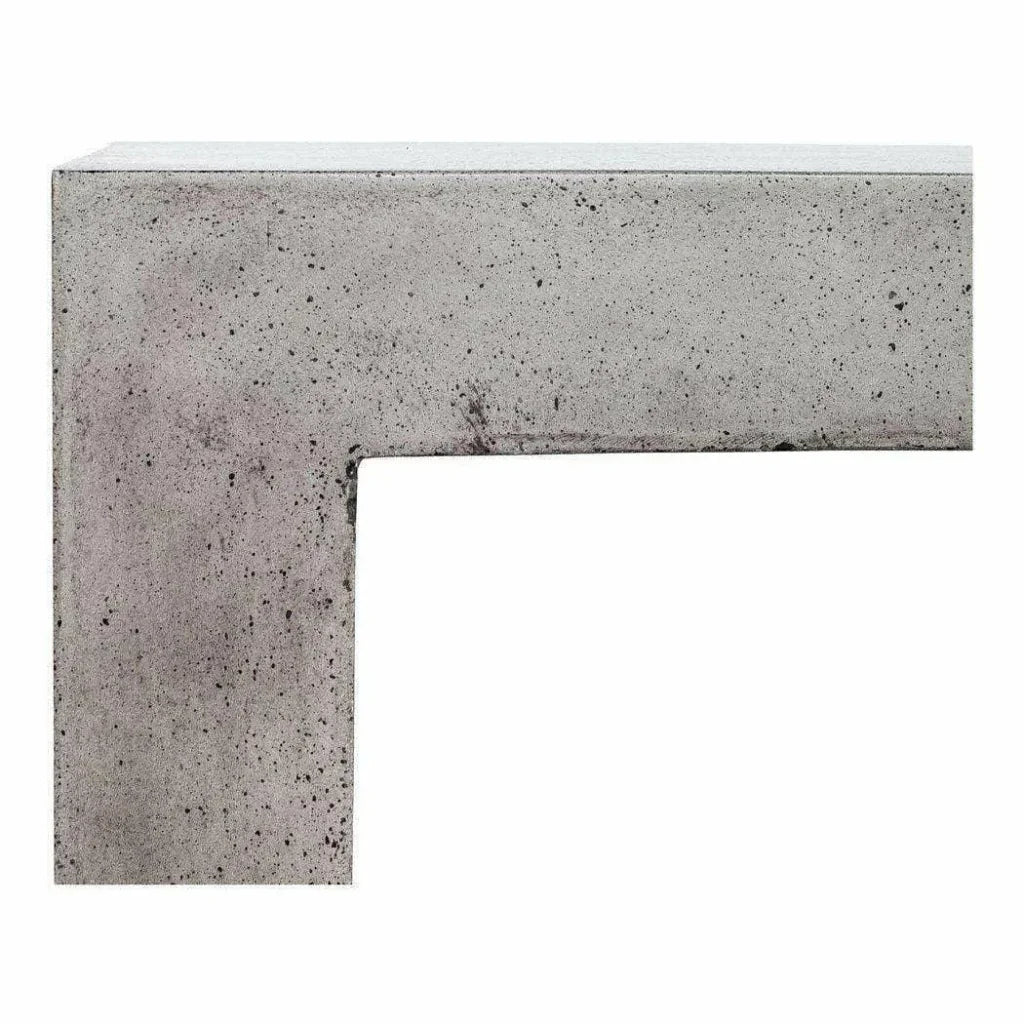 55.25 Inch Outdoor Bench Grey Contemporary - LOOMLAN - Moe's Home - Outdoor Benches