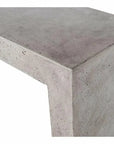 55.25 Inch Outdoor Bench Grey Contemporary - LOOMLAN - Moe's Home - Outdoor Benches