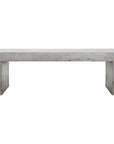 55.25 Inch Outdoor Bench Grey Contemporary Outdoor Benches LOOMLAN By Moe's Home